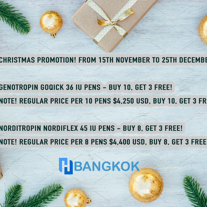 Christmas promotion! 🎄Only from 15th November to 25th December!