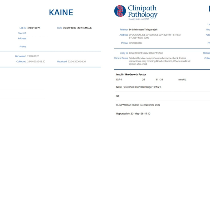 How Genotropin Increases IGF-1: Kaine’s Blood Test Results After 3 Weeks