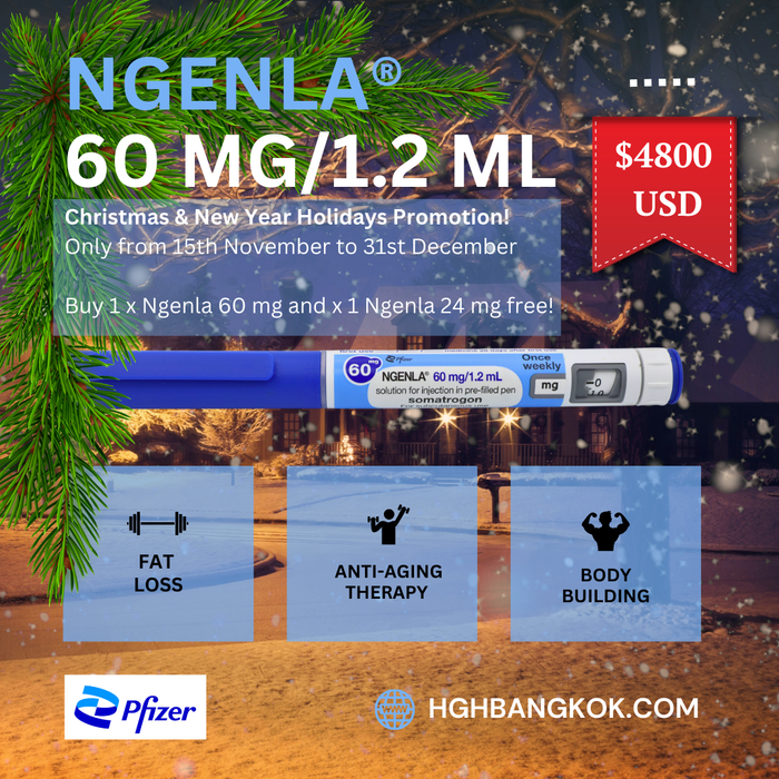 2 x NGENLA® 60 mg/1.2 mL + 1 x NGENLA® 24 mg/1.2 mL FREE!