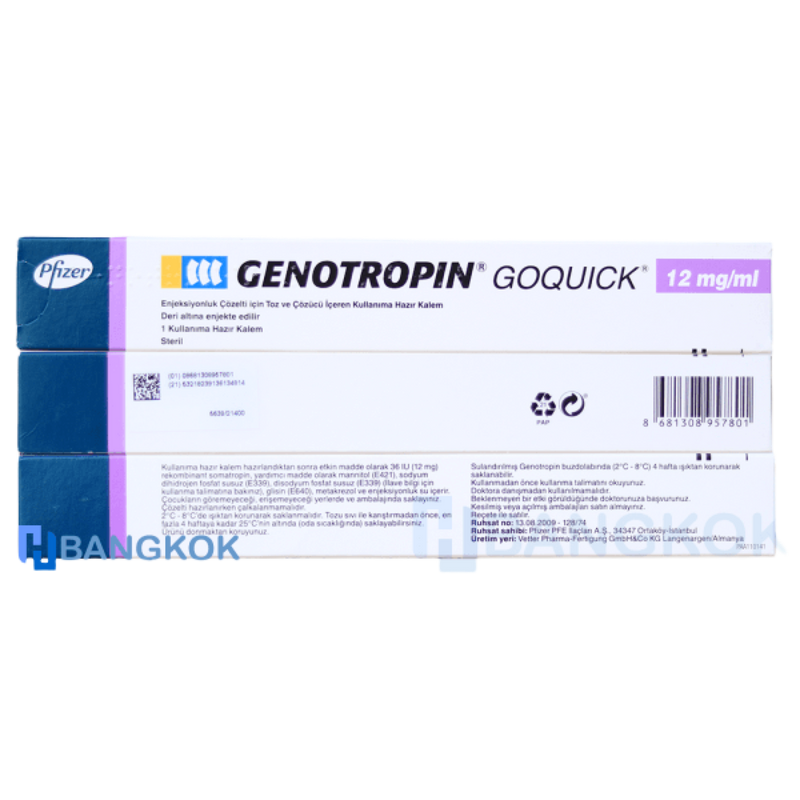 Genotropin GoQuick Pen HGH (Human Growth Hormone) — 36 IU (12 mg) / 16 IU (5.3 mg)