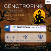 Halloween Special: Buy 5, Get 2 FREE - Genotropin 36 IU (5+2) Pfizer